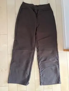 無印良品　ブラウン 裏起毛パンツ