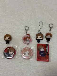 呪術廻戦 釘崎野薔薇 グッズ キーホルダー 缶バッジ アクリルキーホルダー