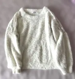 allamanda INGNI イング 肩レース ニット ホワイト トップス