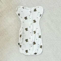 クマ柄スワドル Mサイズ 綿100%