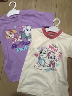 新品未使用 100cm パウパトロール Tシャツ 2枚セット スカイ エベレスト