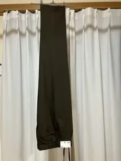 新品 完売品 ユニクロ タックワイドパンツ ダークブラウン XS