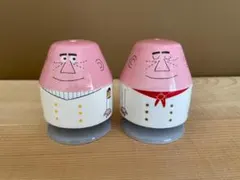 アンクルトリス　柳原良平　ソルト&ペッパー　陶器製　貫入あり 鉄人28号様 アンクルトリス 柳原良平 ソルト&ペッパー 陶器製 - メルカリ