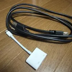 ライトニング　hdmi.usbc変換アダプタ。　hdmiケーブル付きのサムネイル