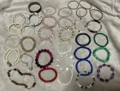 ブレスレット まとめ売り ハンドメイド素材　パワーストーン風