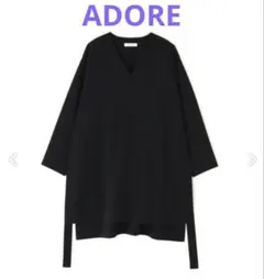 【美品】アドーア クリアドライツイルブラウス　ワンピース　チュニックのサムネイル