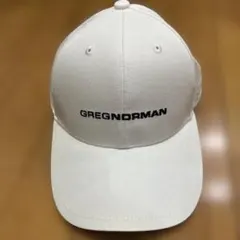 未使用　GREGNORMAN グレッグノーマン ゴルフキャップ　　白のサムネイル