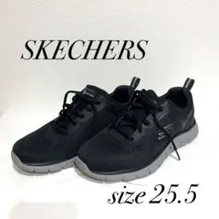 美品✩.*˚SKECHERS スケッチャーズ 洗濯可 スニーカー 黒 軽量