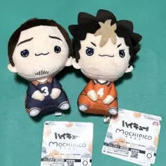 ハイキュー!! もちぴこ ぬいぐるみ 東峰旭 西谷夕 2種セット