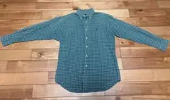 ポロチェック柄長袖シャツ　Ralph Lauren
