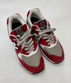 h*0様 New Balance 999 レッド/グレー スニーカー