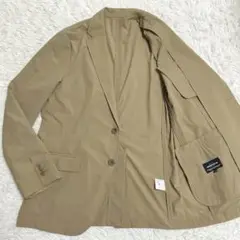 【洗える 高ストレッチ】メンズビギ トラベルジャケット LL ベージュ