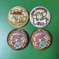 ナルミヤキャラクターズ　刺繍缶バッチ　4点セット