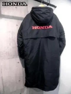 美品 HONDA ホンダ ベンチコート ロングコート 黒 自動車 F1 非売品