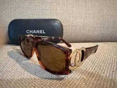 【希少】CHANEL シャネル サングラス べっ甲調 ココマーク 02461