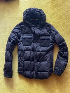 sophnetフード付き ブラックダウンジャケット