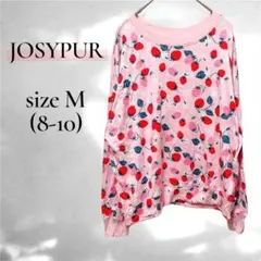 JOSYPUR イチゴ 総柄 セーター M(8-10) ピンク 130 140