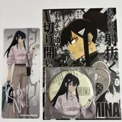 怪獣8号 亜白ミナ　特典しおり&蓄光缶バッチ　有明ガーデン ポップアップ