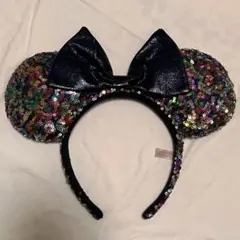 ディズニーリゾート スパンコール ミッキー耳カチューシャ