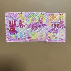 アイカツ！カード ピンクステージ 3枚セット　アイカツ！アンコール