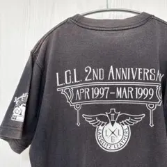 難あり◎Laugltiz Leathers Tシャツ ラングリッツレザー￼ 黒