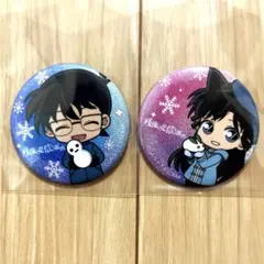 名探偵コナン リアル脱出ゲーム 残像の交信 缶バッジ 江戸川コナン/毛利蘭