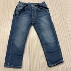 H&M デニムブルー ジョガーパンツ