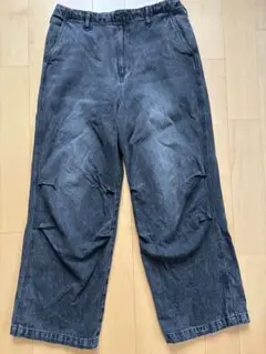WEGO ダークグレー ワイドパンツ Mサイズ