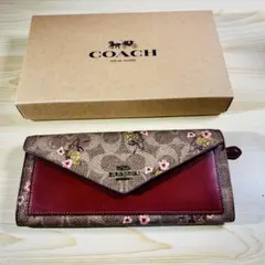 COACH コーチ 長財布 花柄 シグネチャー CZ326 - メルカリ