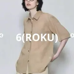 6 ROKU スケ ショートスリーブ シャツ シアーシャツ 半袖シャツのサムネイル