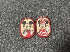 ディズニータグキーホルダー　ミッキー　ミニーセット　値下げ中‼️