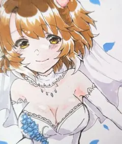 ト*ム様 ダンツフレーム ウマ娘 アナログイラスト 色紙 - メルカリ