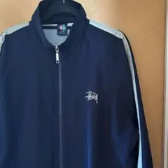 90s Stussy ナイロンジャケット L ネイビー　made in USA