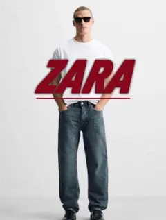 ZARA ストレートフィットデニムパンツ　新品未使用品