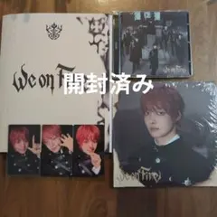 【開封済】&TEAM EJ ウィジュ We on fire CD 3形態セット