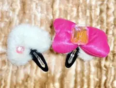 USJ ハローキティ つけ耳 へアピン ユニバ キティ パッチン カチューシャ