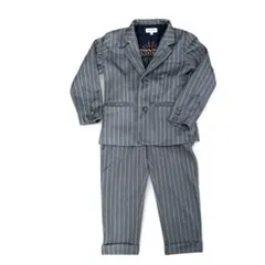 ビーミングバイビームス 男の子120 フォーマルセットアップスーツ グレー