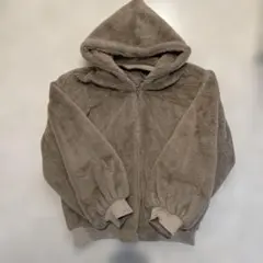 チャオパニック ファーブルゾン リバーシブル 防寒 ベージュ