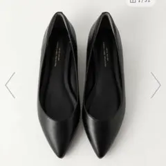 ポインテッド フラットシューズ / パンプス(1.5cmヒール)-撥水-