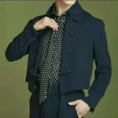 ノーアイディー　テーラーg　v系ボブズ　ライダース　zara hare　ネイビーのサムネイル