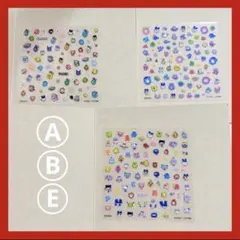 たまごっち　ネイルシール　ガチャガチャ　カプセルトイ　デザインA B E②