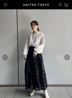 LOKITHO STUDIOUS別注 コードエンブロイダリーニットカーディガン