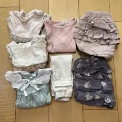 バースデイ　女の子　80 7点セット