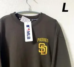 MLB　パドレス　スウェット　トレーナー　刺繍ロゴ　ダルビッシュ所属　L