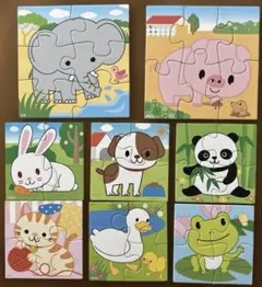 くもんのジグソーパズル ステップ1 だいすきどうぶつ 8セット