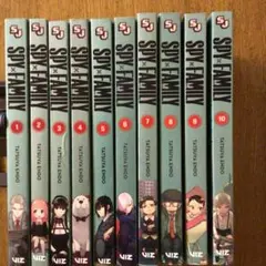 SPY×FAMILY 1-10巻セット　英語版 Spy x Family Collection Set Volumes 1-10 by Tatsuya Endo