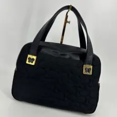☆新品未使用☆ハナエモリ☆ハンドバッグ☆ブラックのサムネイル