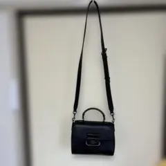 COACH ブラック ショルダーバッグ
