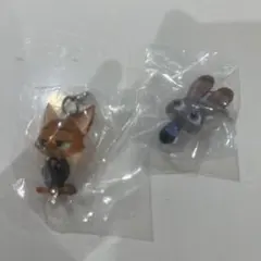 ズートピア2 めじるしアクセサリー ニック・ワイルドBジュディ・ホップスA