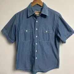 【古着】camco 半袖シャンブレーシャツ　s アメカジのサムネイル